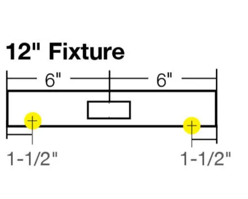 Blank Under Cabinet Power Strip - Shell Only