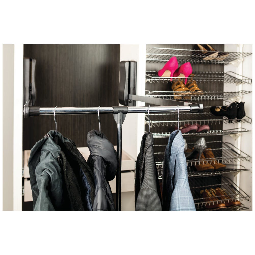 Wardrobe Lift for 21"-24" Openings, Chrome Only