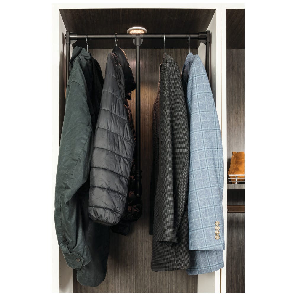 Soft-close Wardrobe Lift for 25.5"-48" Openings