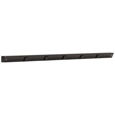 Slim Angle Under Cabinet Outlet Power Strip | Black Finish