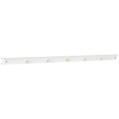 42" Slim Angle Under Cabinet 5 Outlet Power Strip