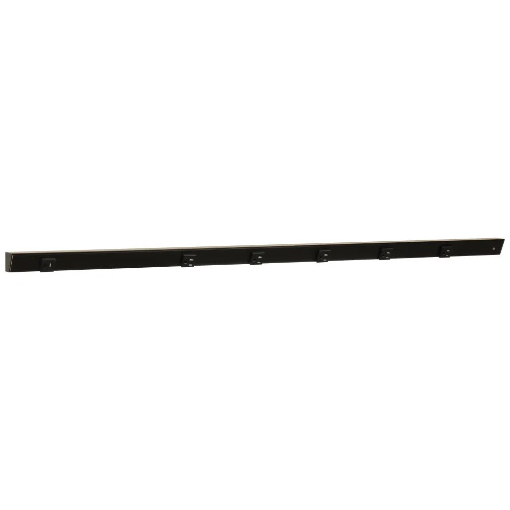 Under Cabinet Power Strip with USB Port & Outlets | Black Finish