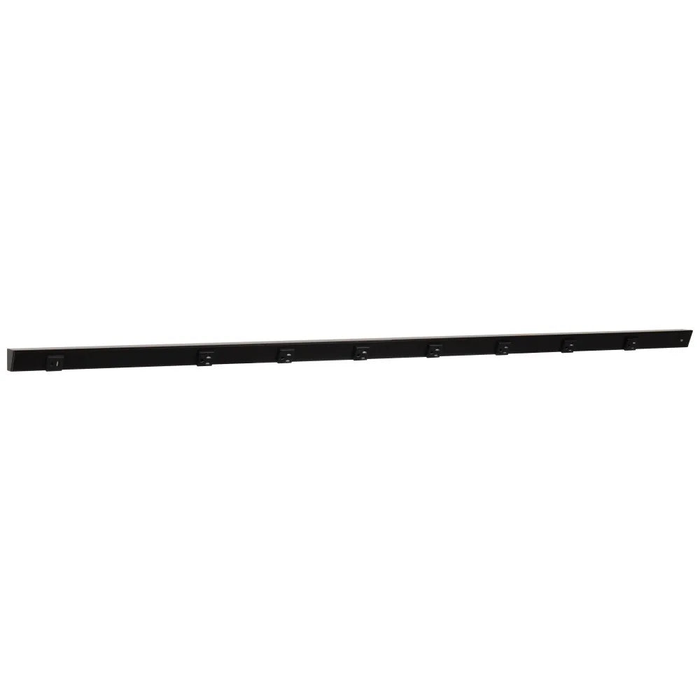 Under Cabinet Power Strip with USB Port & Outlets | Black Finish