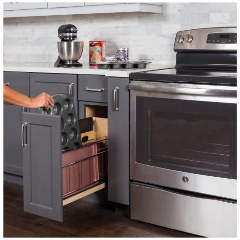 Pull-Out, Soft Close Tray Divider