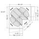 Hardware Resources 30" Diameter "Easy 360 Susan" Chrome Wire Corner Organizer