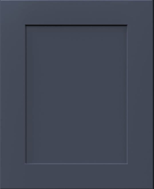 Fabuwood galaxy indigo sample door- fabuwood blue shaker door