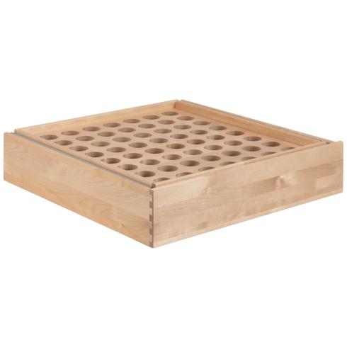 21" double coffee drawer for K-cups and Nespresso Pods