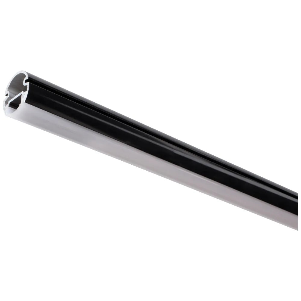 Closet Rod with Integrated LED Light in Satin Nickel