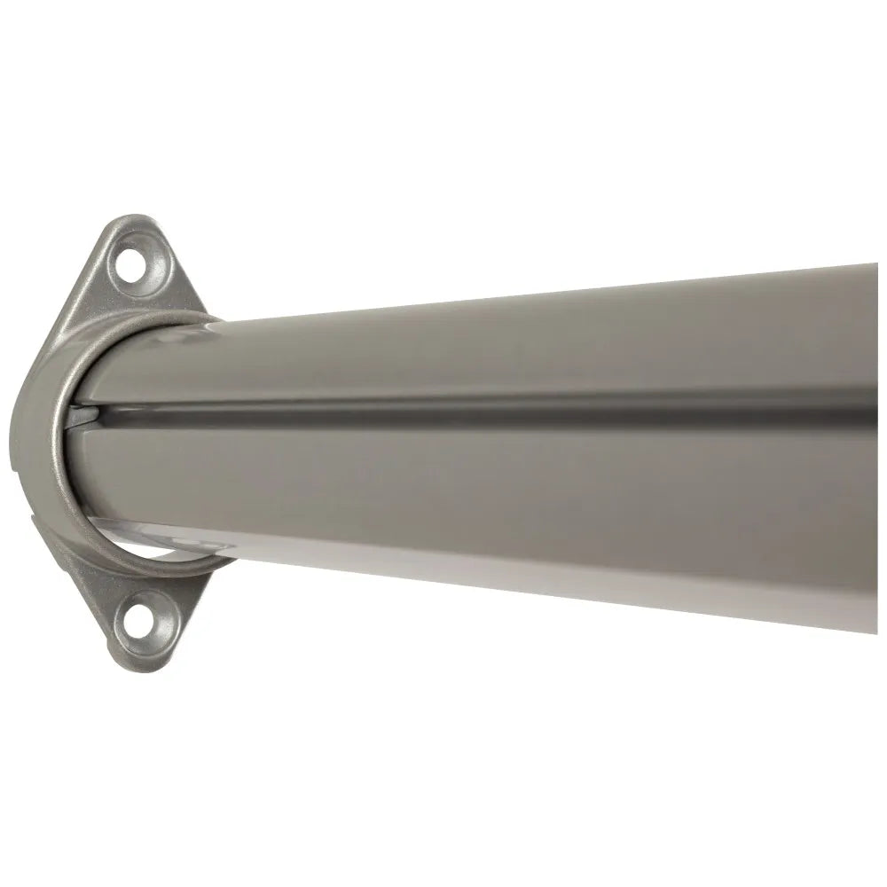 Closet Rod with Integrated LED Light in Black