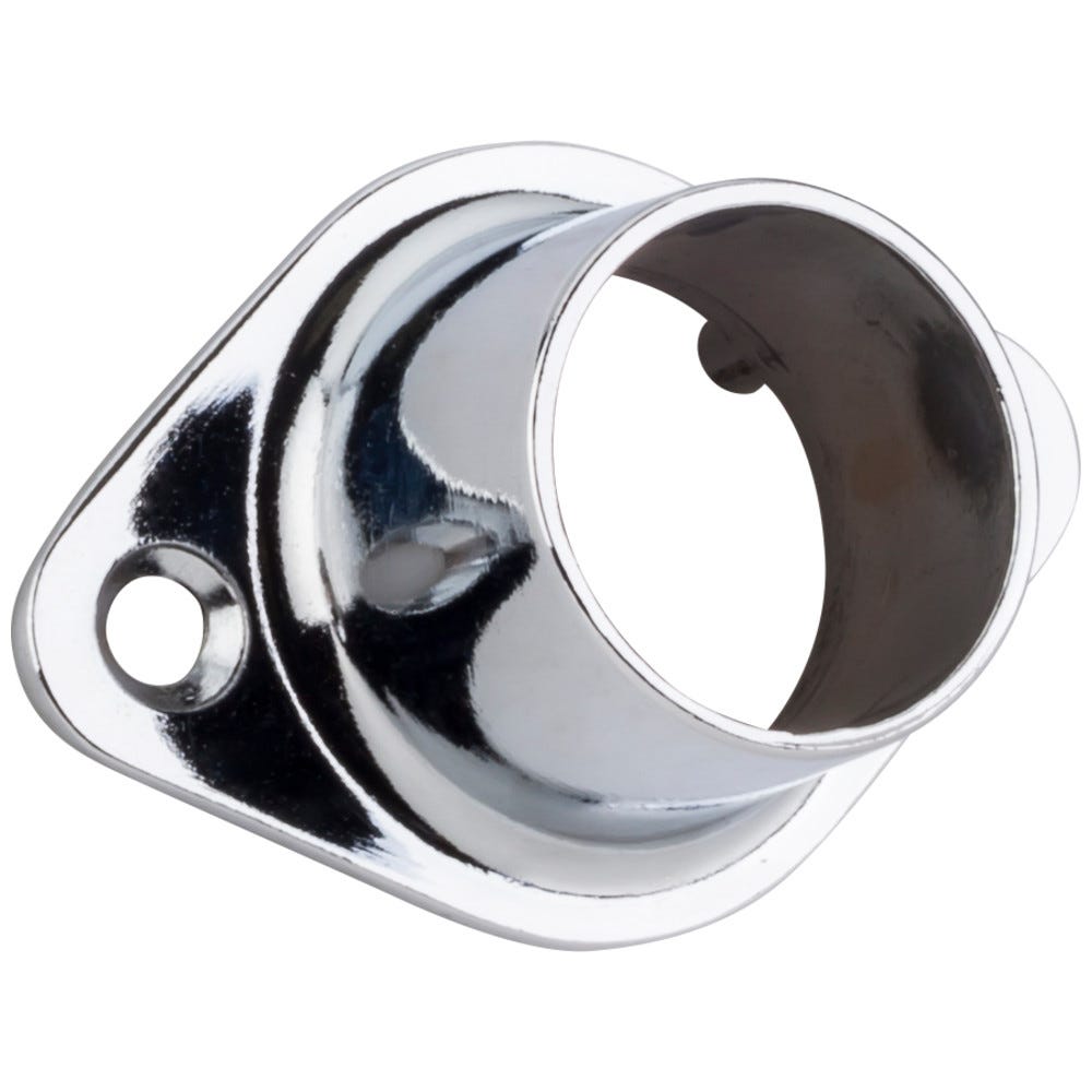 Closed Screw-In Mounting Bracket for 1" and 1-1/16" Round Closet Rods