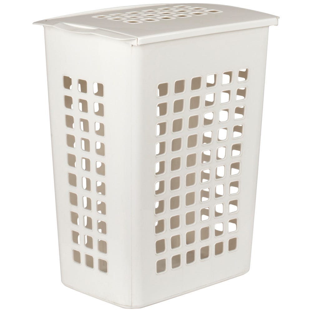Plastic Laundry Hamper with Lid