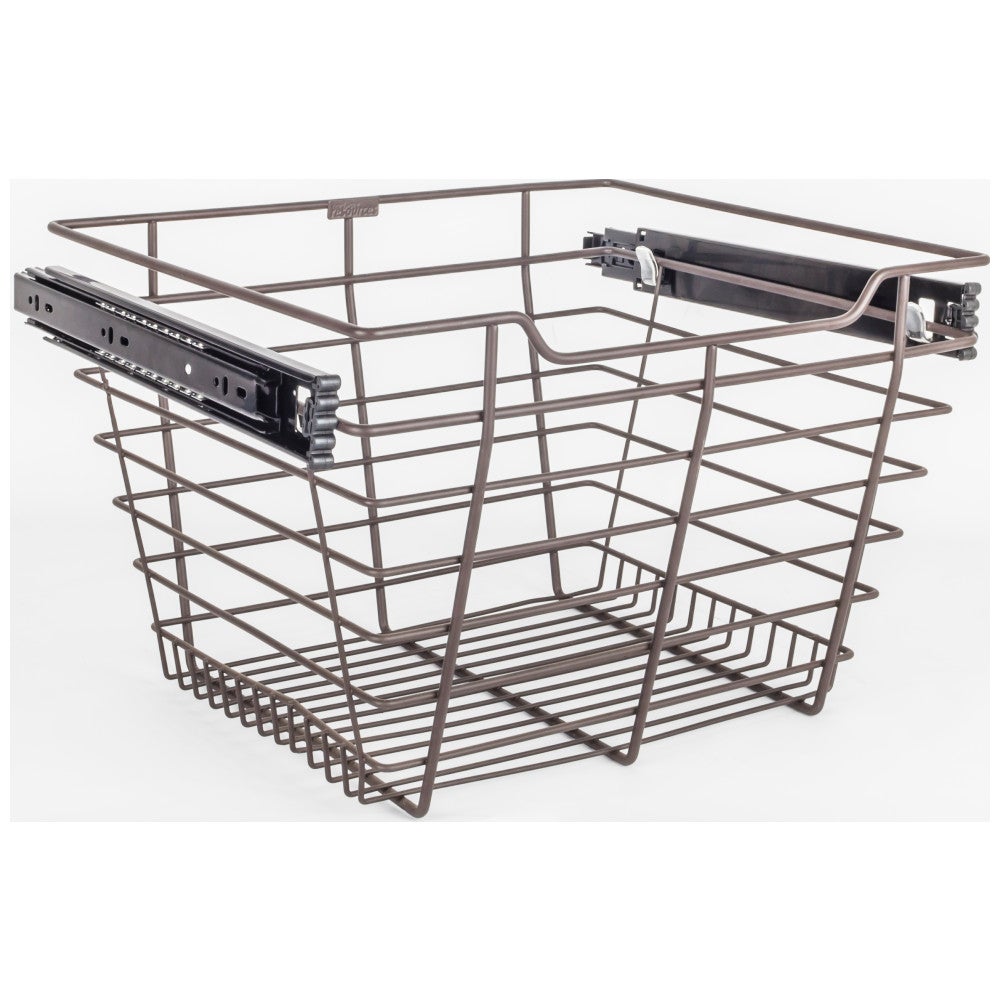 Hardware Resources 11" Height Closet Pullout Basket-DirectCabinets