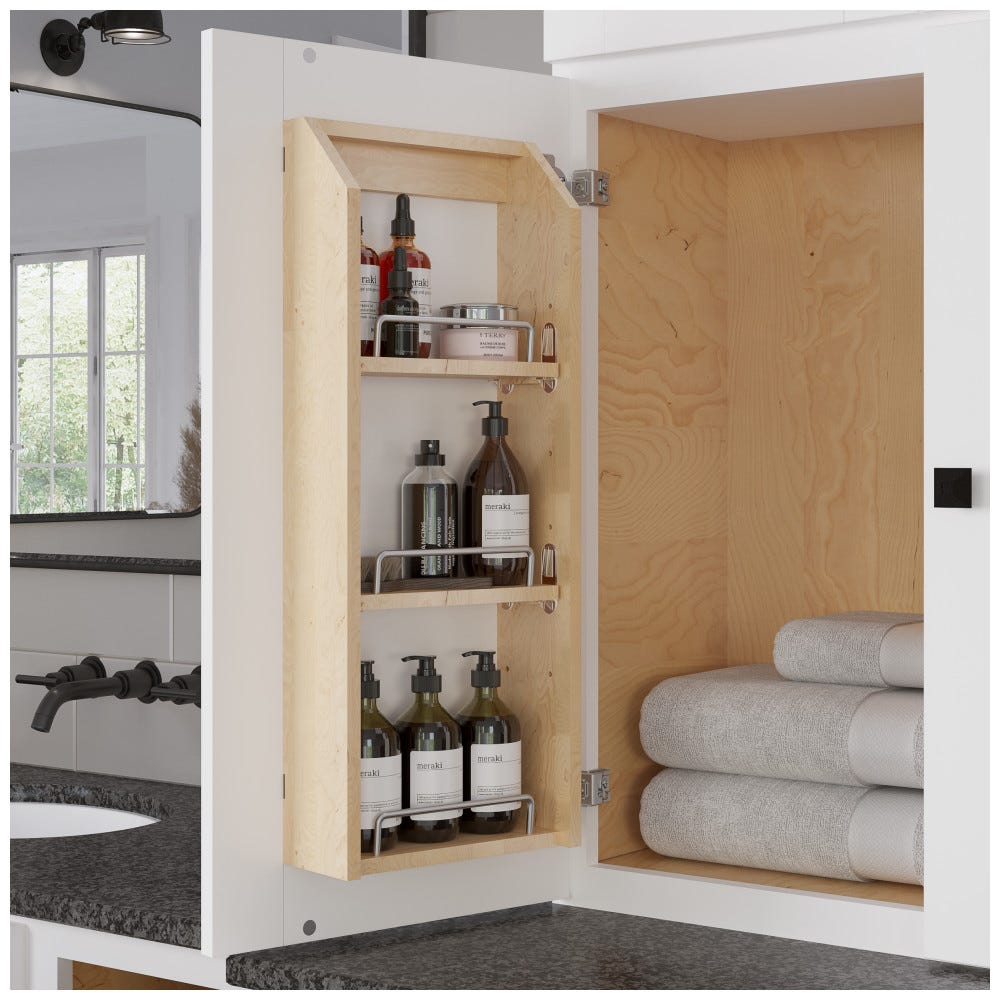 Door Mounted Organizer with 3 Shelves