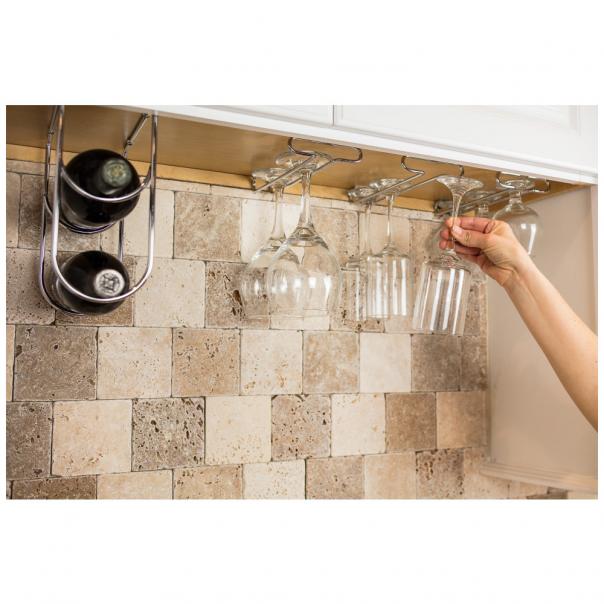 Stemware Rack for Under Your Cabinet