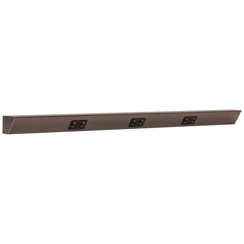 Tamper Resistant Angle Under Cabinet Outlet Power Strip | Bronze Finish