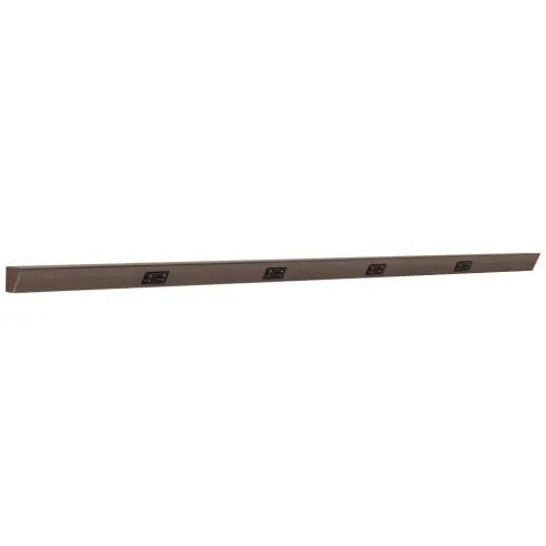 Tamper Resistant Angle Under Cabinet Outlet Power Strip | Bronze Finish