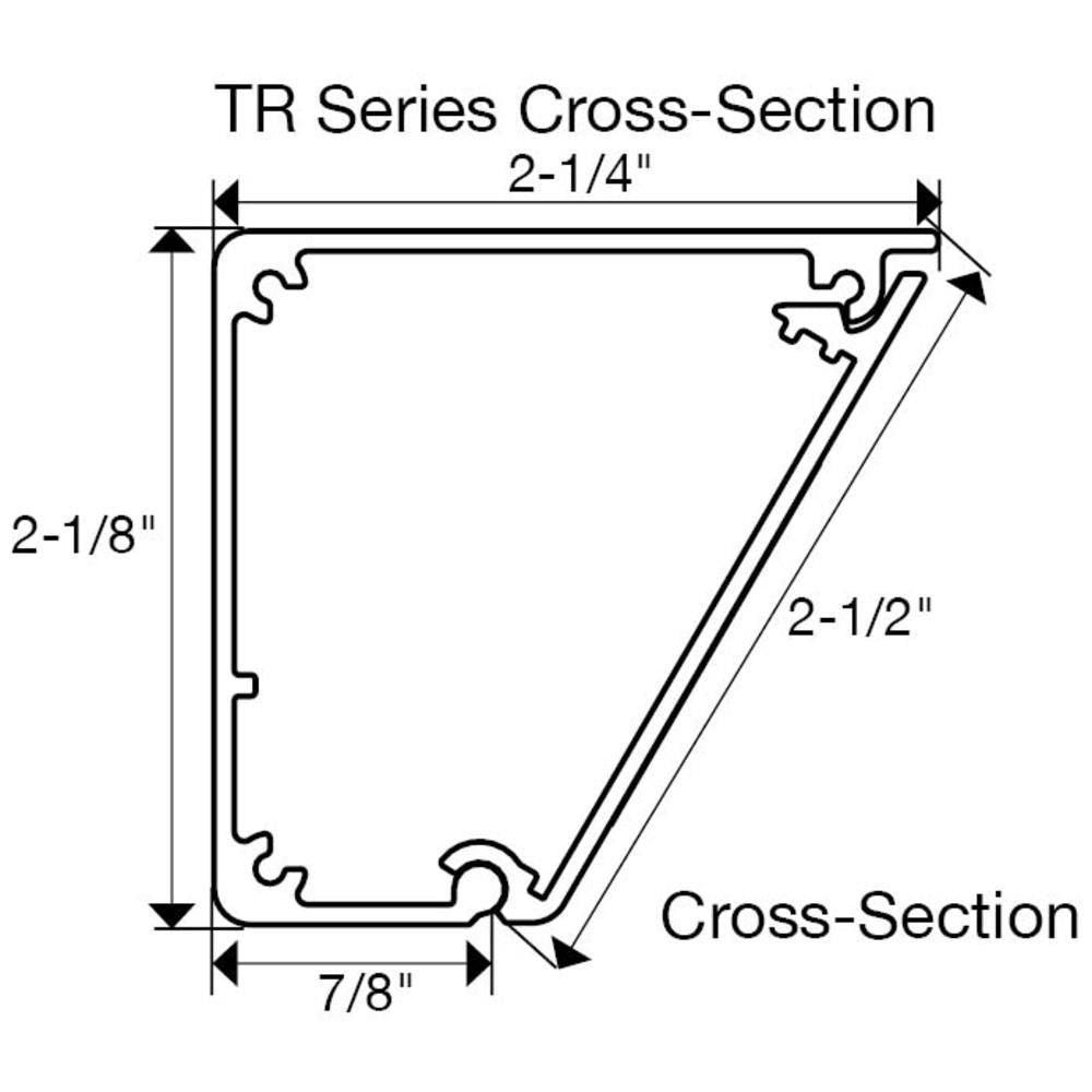 Tamper Resistant Angle Under Cabinet Outlet Power Strip | Satin Nickel Finish