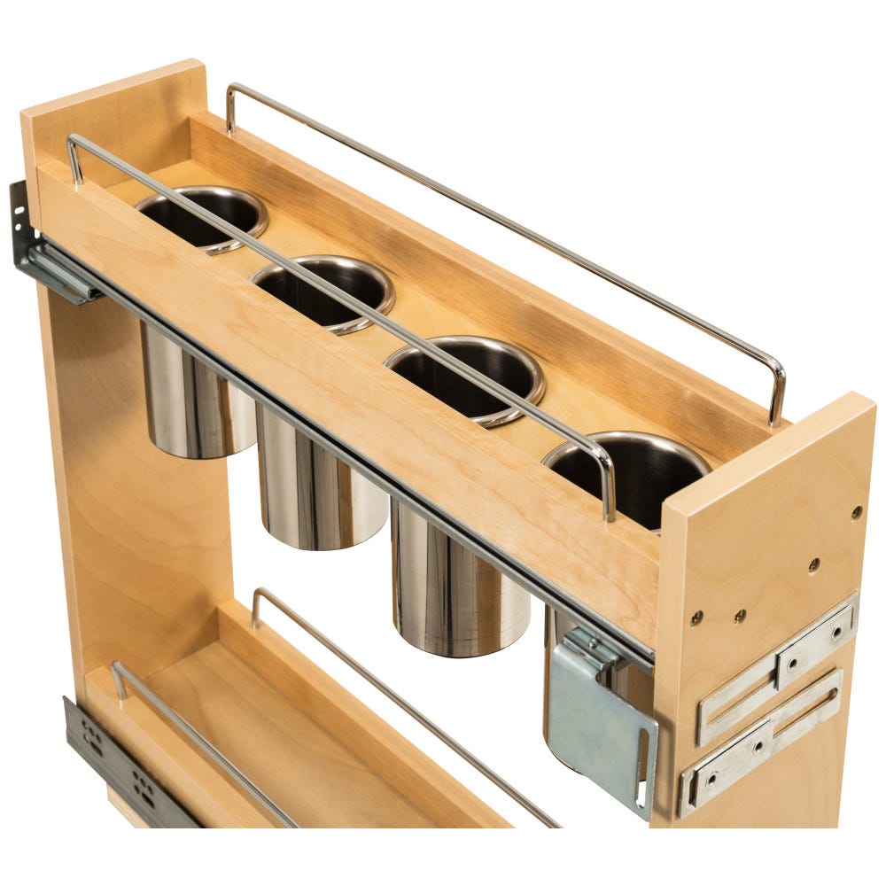 Pullout Utensil Organizer for Base Cabinets
