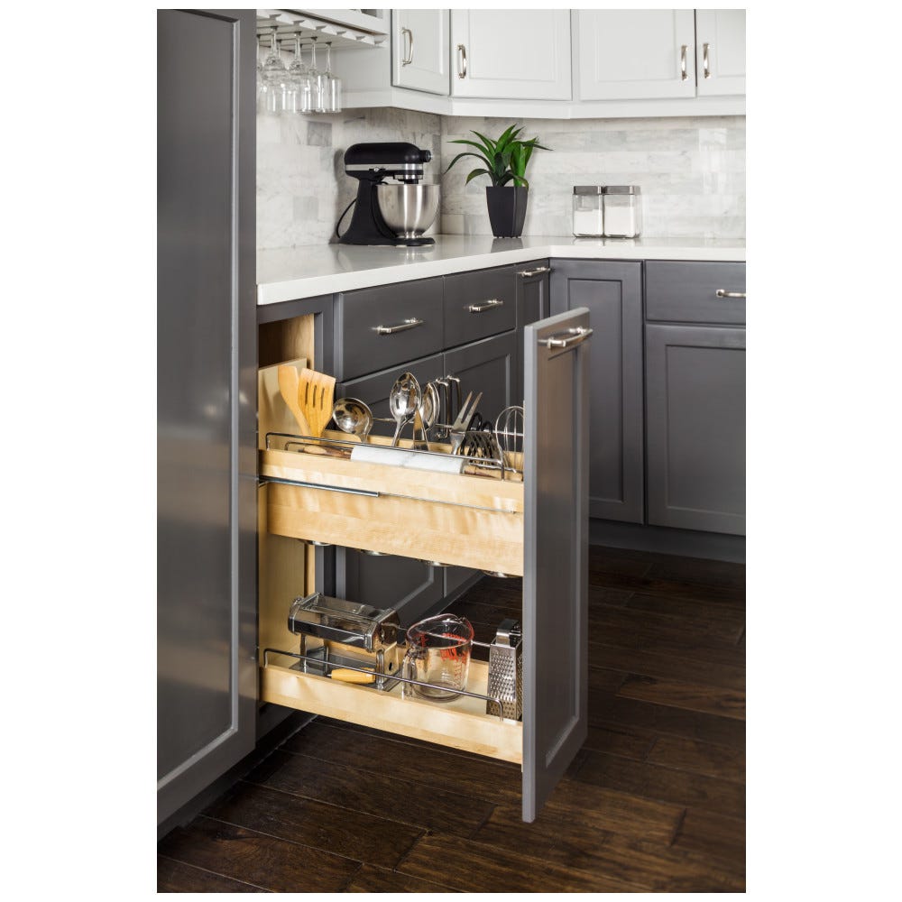 Pullout Utensil Organizer for Base Cabinets