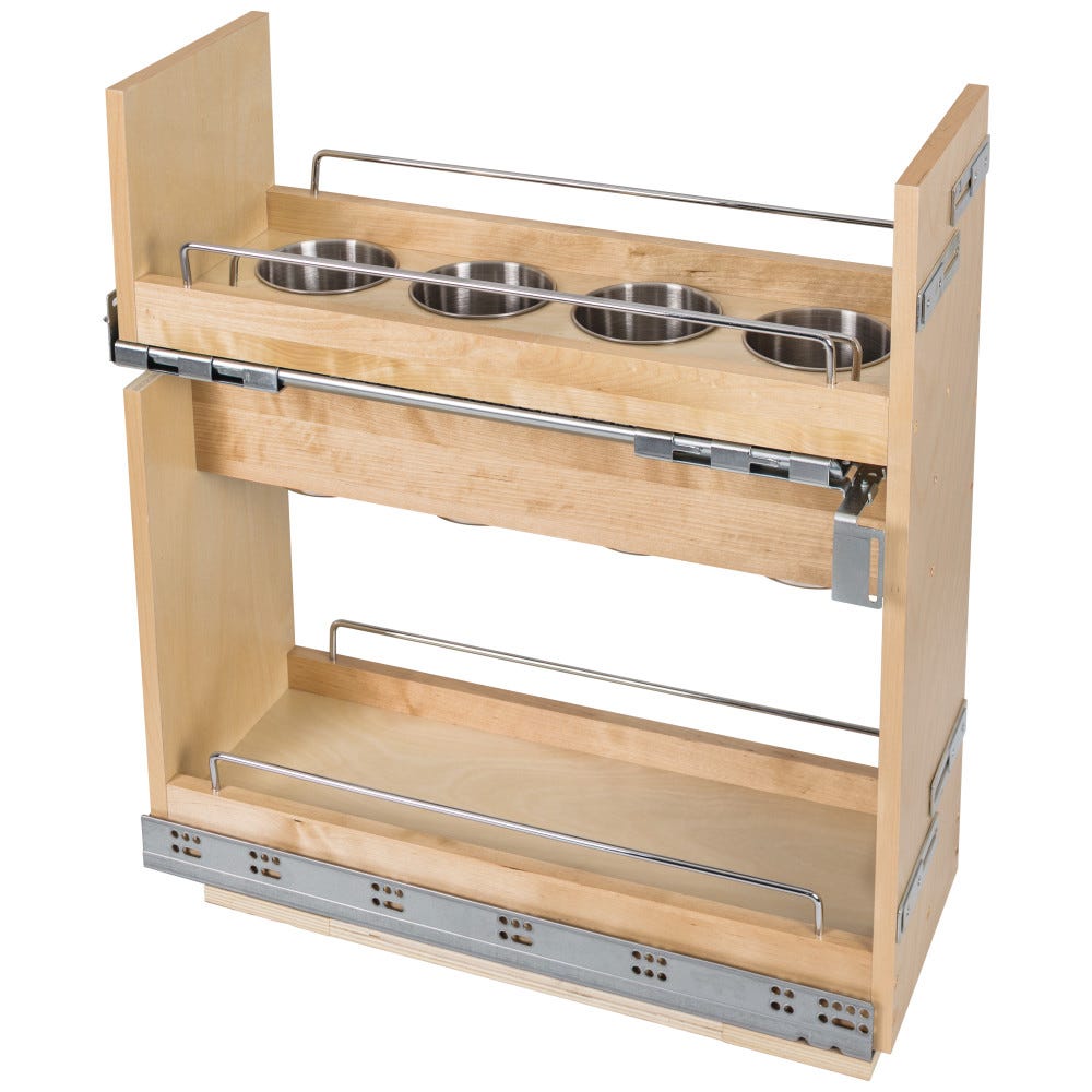 Pullout Utensil Organizer for Base Cabinets