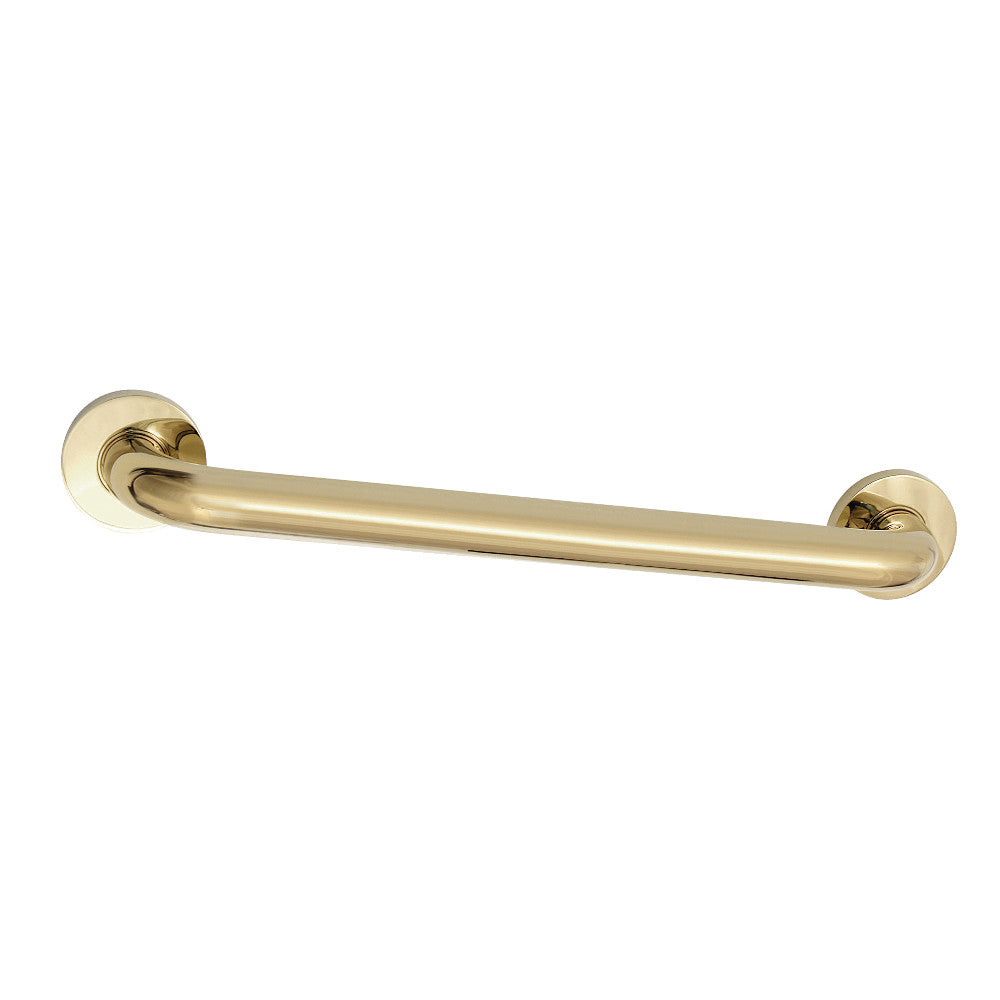 Meridian 16" Brass ADA Grab Bar in Polished Brass