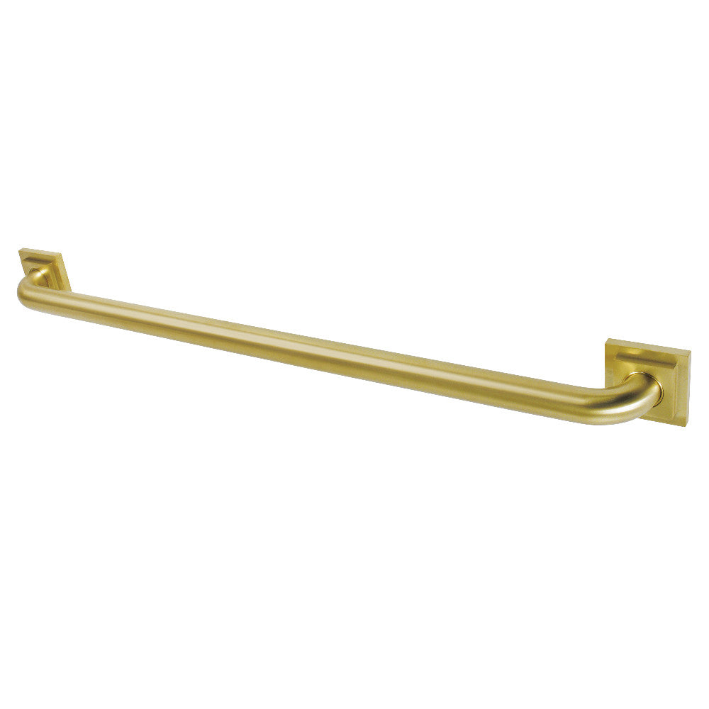 Claremont 30" Brass Decorative Grab Bar in Brushed Brass