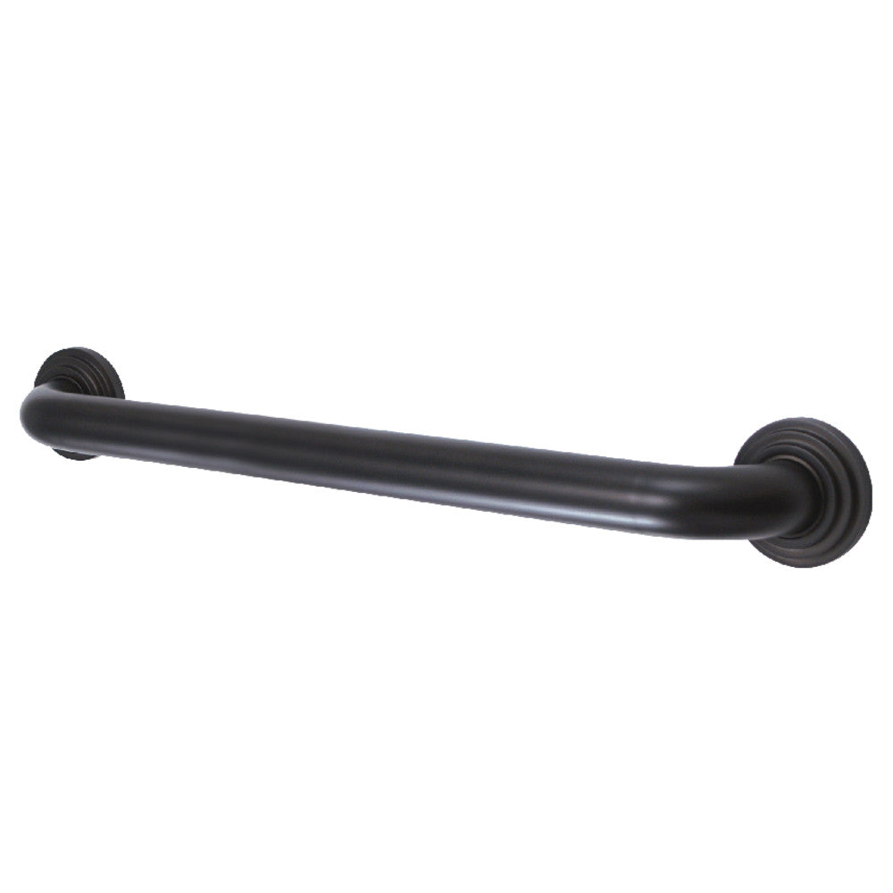 Milano 18" Brass Decorative Grab Bar in Oil Rubbed Bronze