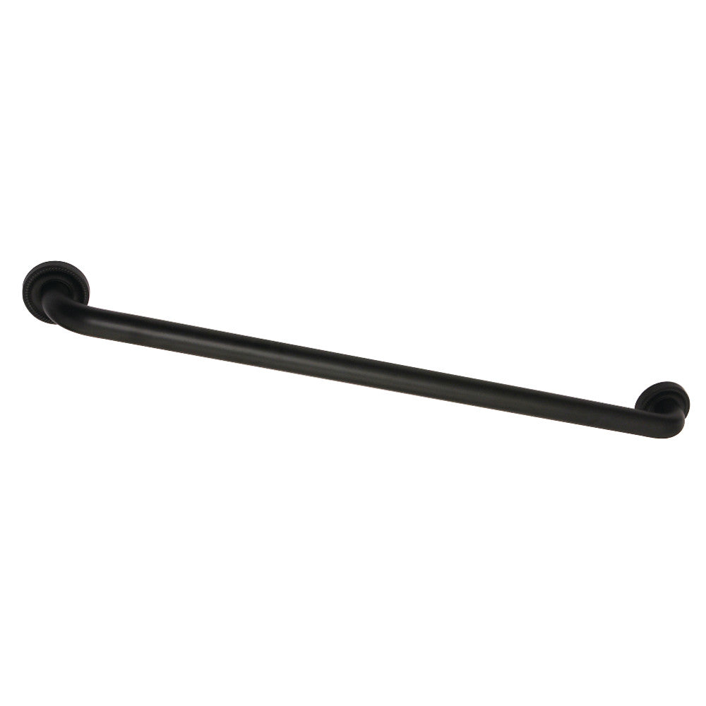 Camelon 30" Brass Decorative Grab Bar in Matte Black