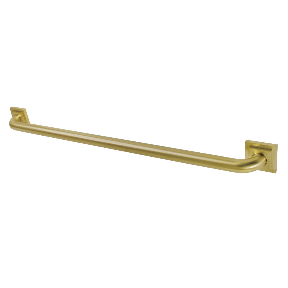 Claremont 32" Brass Decorative Grab Bar in Brushed Brass