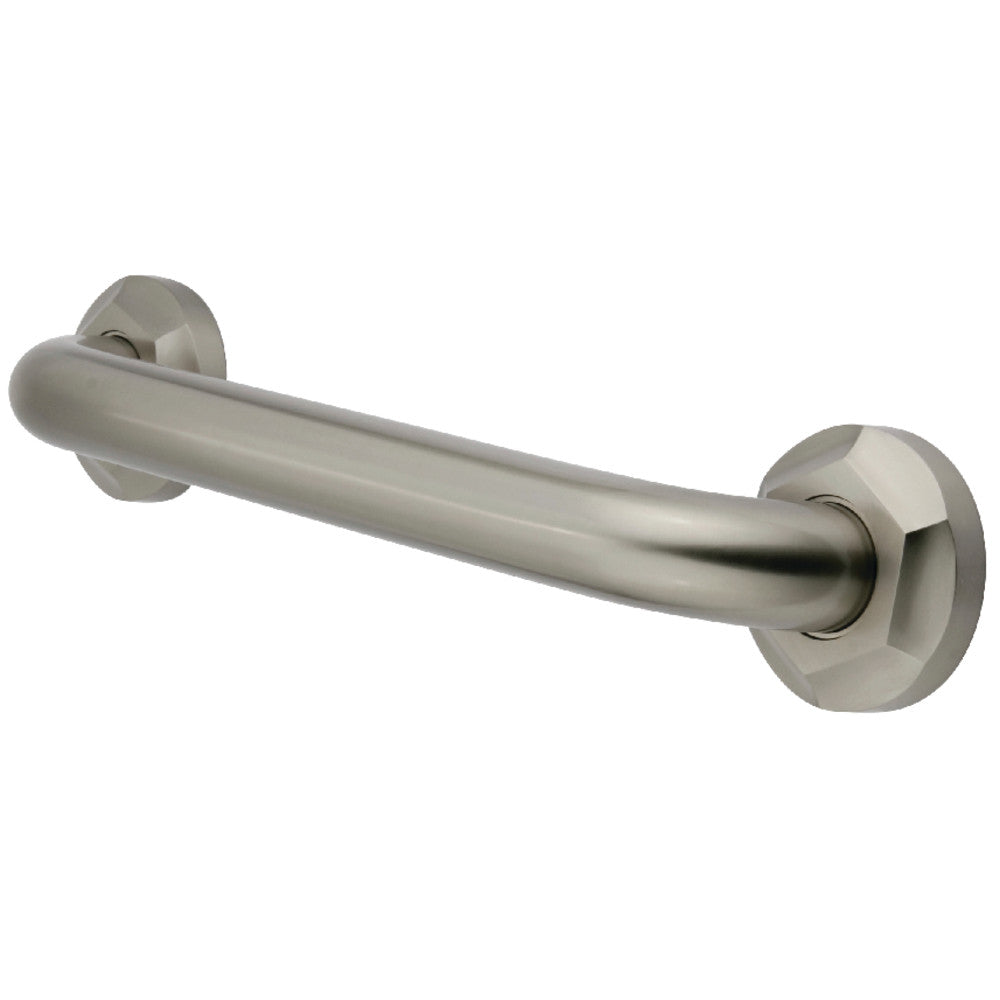 Metropolitan 32" Brass Decorative Grab Bar in Brushed Nickel