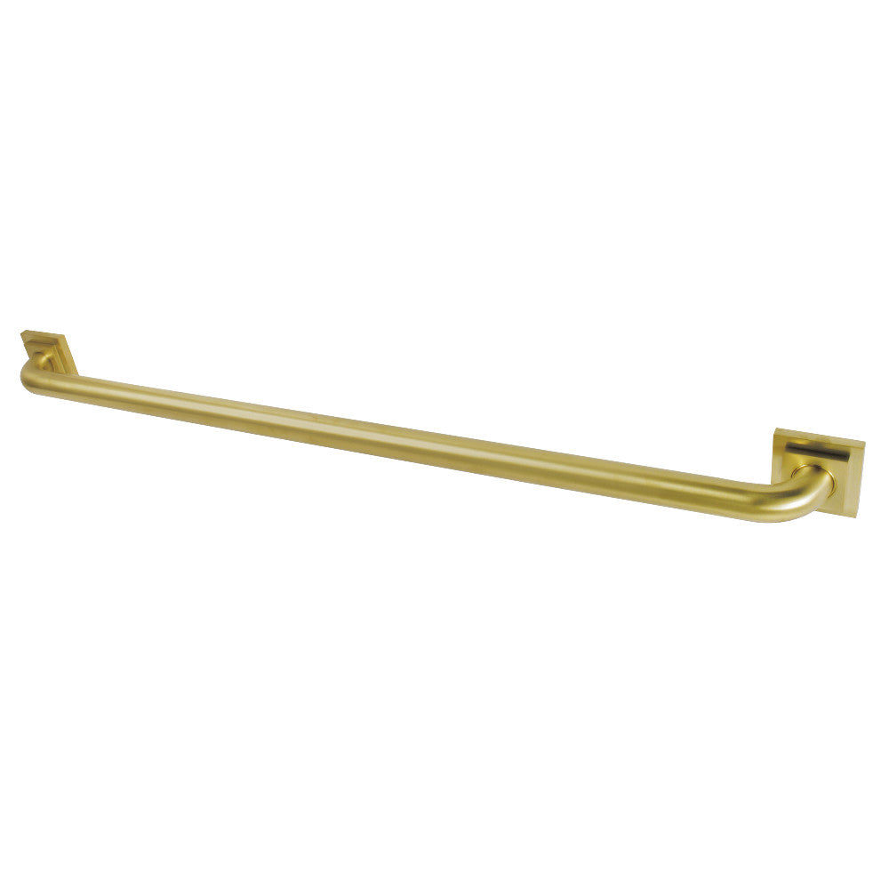 Claremont 36" Brass Decorative Grab Bar in Brushed Brass