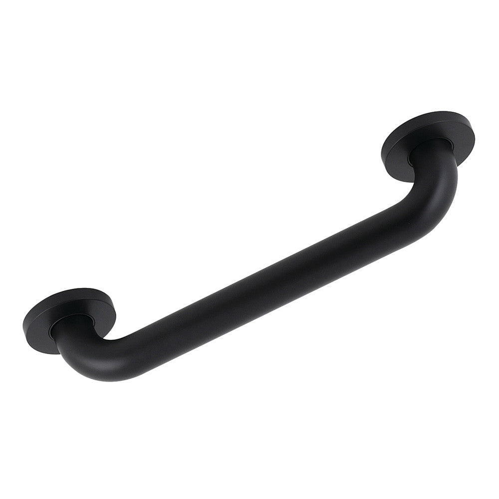 Silver Sage 12" Brass ADA Grab Bar in Matte Black
