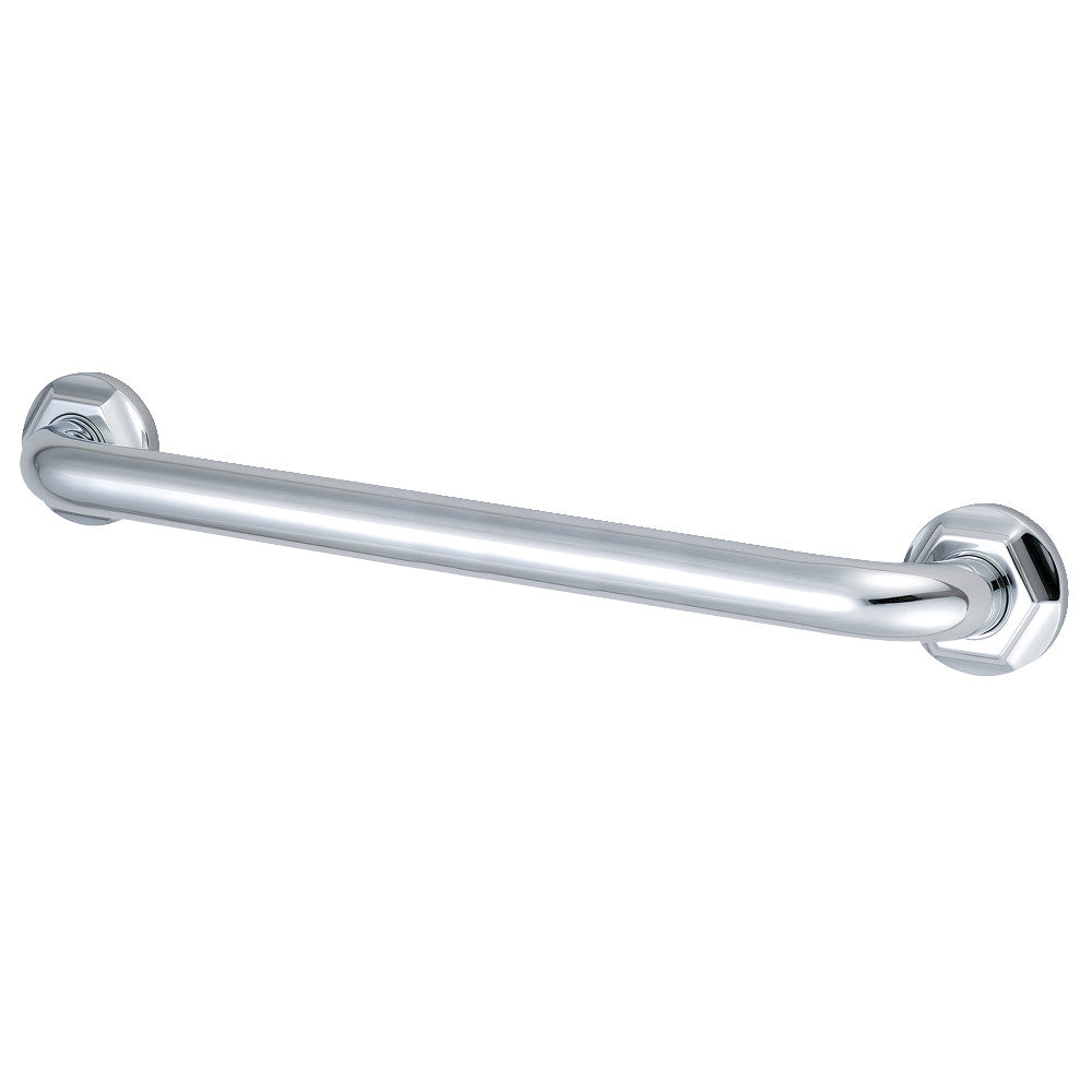 Metropolitan 30" Brass Decorative Grab Bar in Polished Chrome