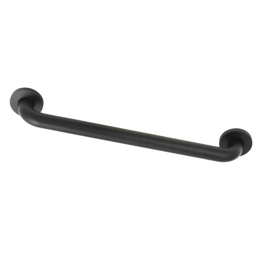 Meridian 18" Brass ADA Grab Bar in Matte Black