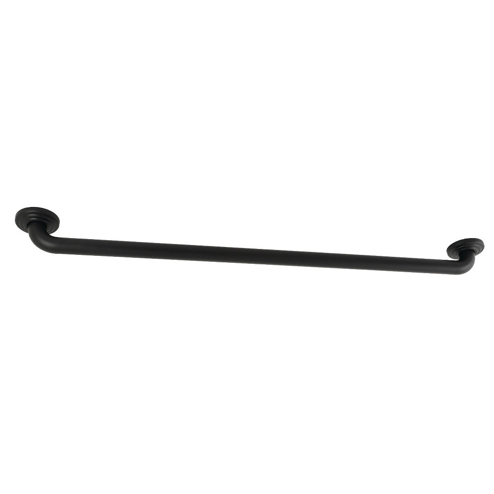 Restoration 36" Brass Decorative Grab Bar in Matte Black