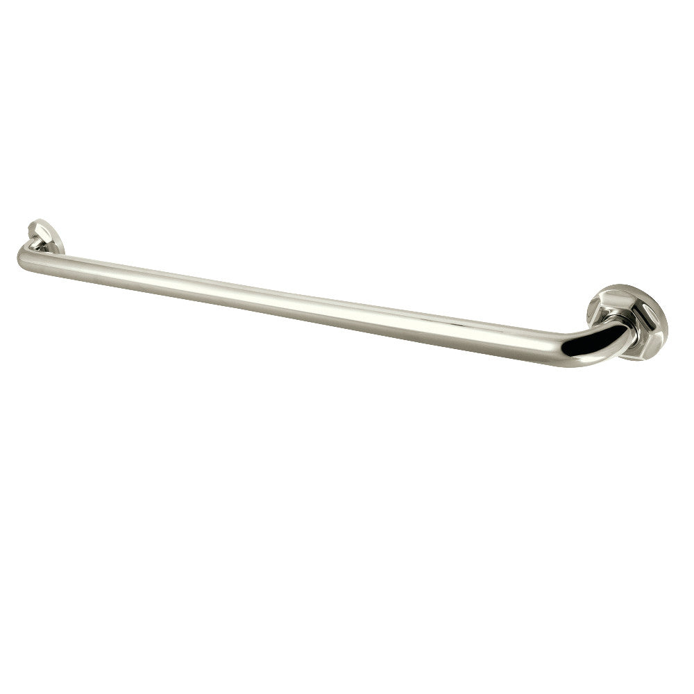 Metropolitan 36" Brass Decorative Grab Bar in Polished Nickel