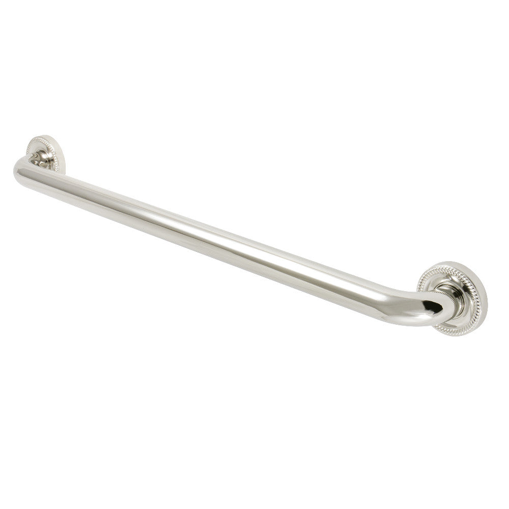Camelon 24" Brass Decorative Grab Bar in Polished Nickel