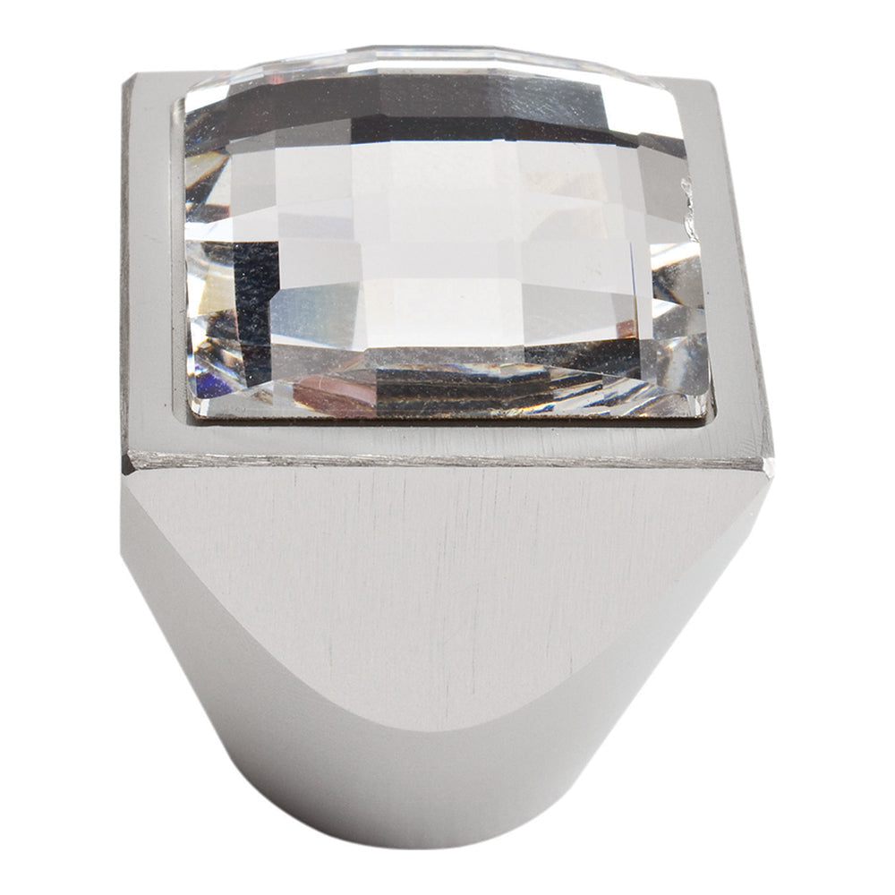 Large Swarovski Crystal Square Knob-DirectCabinets.com
