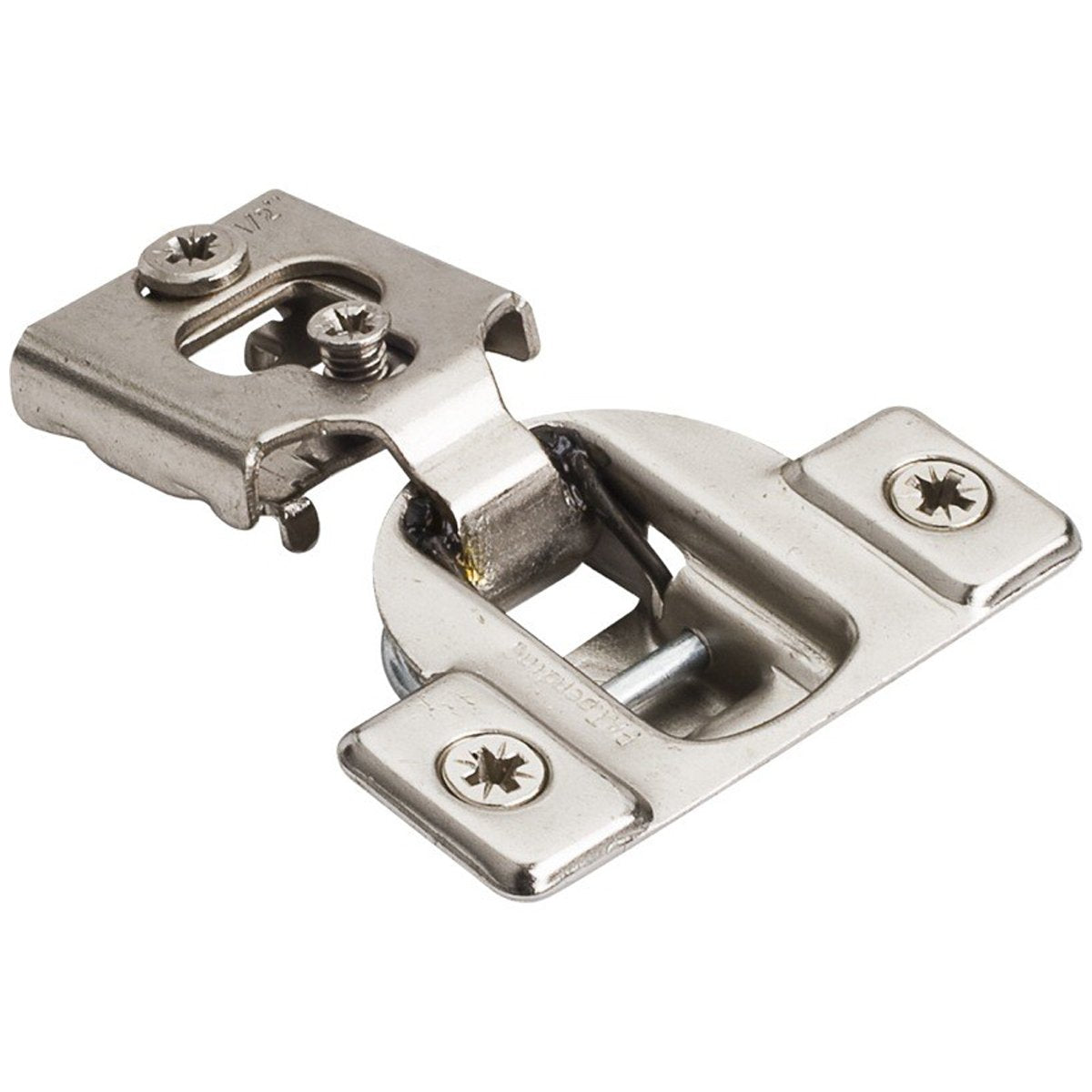 Hardware Resources Steel Economical 1/2" Overlay Self-close Compact Hinges-DirectCabinets.com