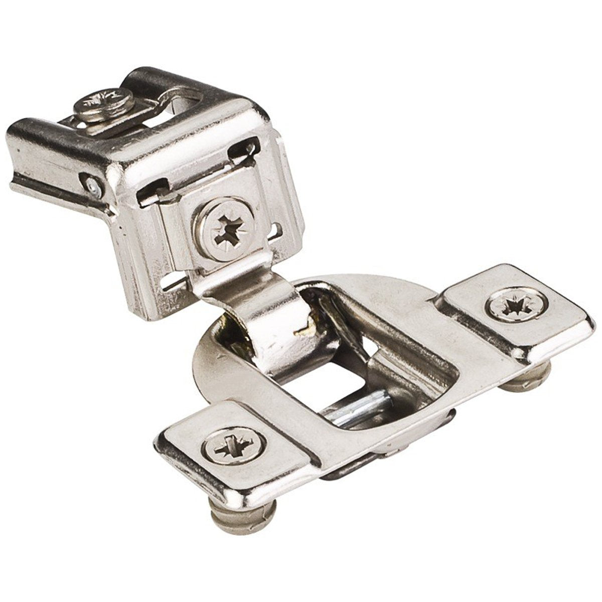 Hardware Resources Economical 1-1/4" Overlay Self-close Compact Hinges-DirectCabinets.com