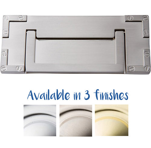 Atlas Campaign L-Bracket Drop Pull 3 Inch-DirectCabinets.com