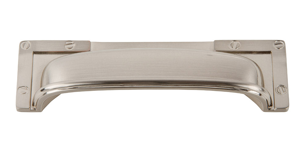 Atlas Campaign L-Bracket Cup Pull 3 3/4 Inch-DirectCabinets.com
