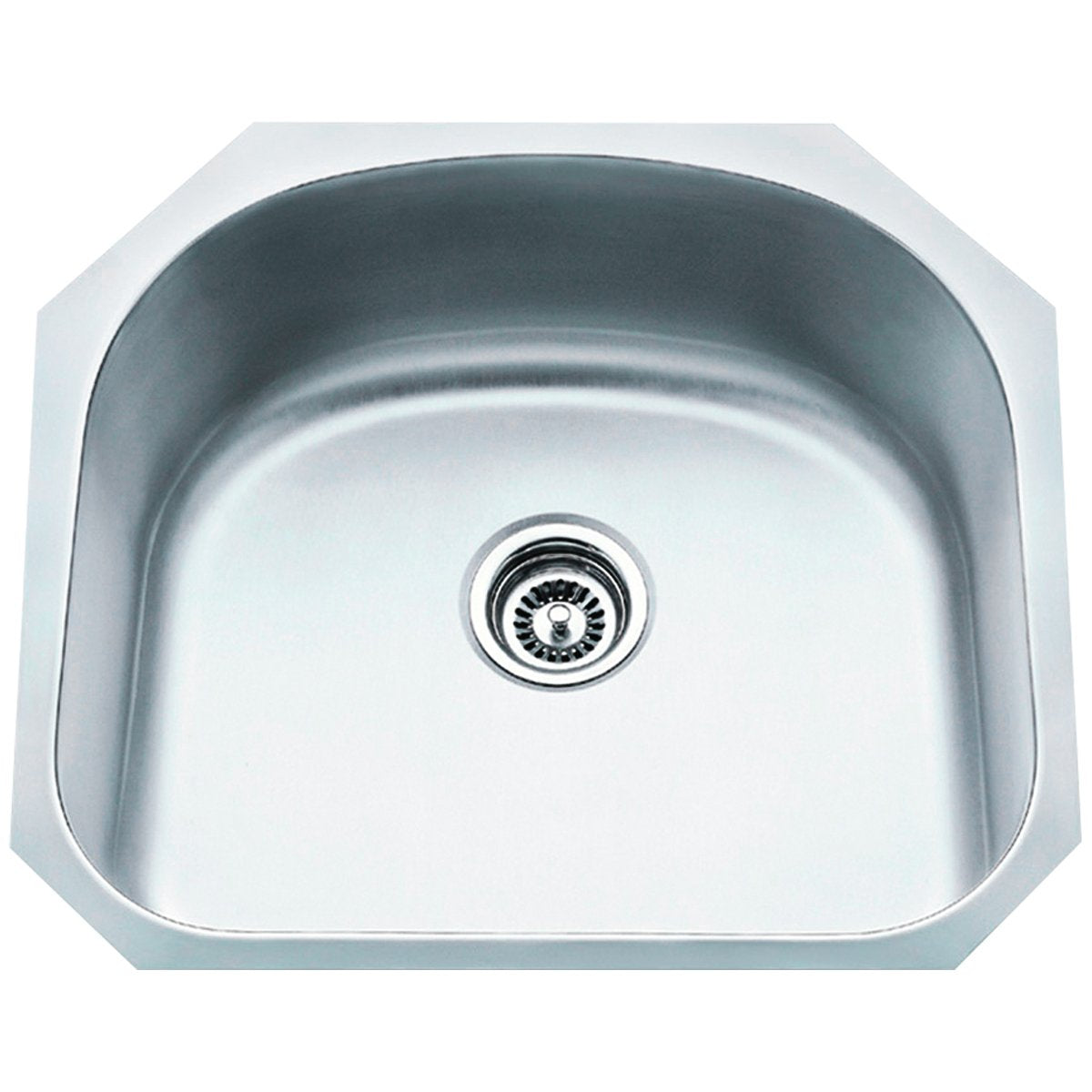 Hardware Resources 18 Gauge Stainless Steel Undermount Large Utility Sink-DirectCabinets.com