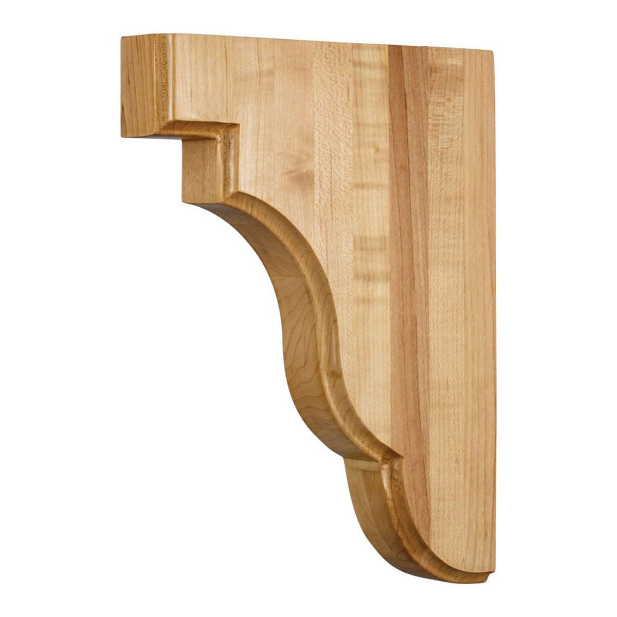 Hardware Resources Cherry Square Edge Bar Bracket-DirectCabinets.com