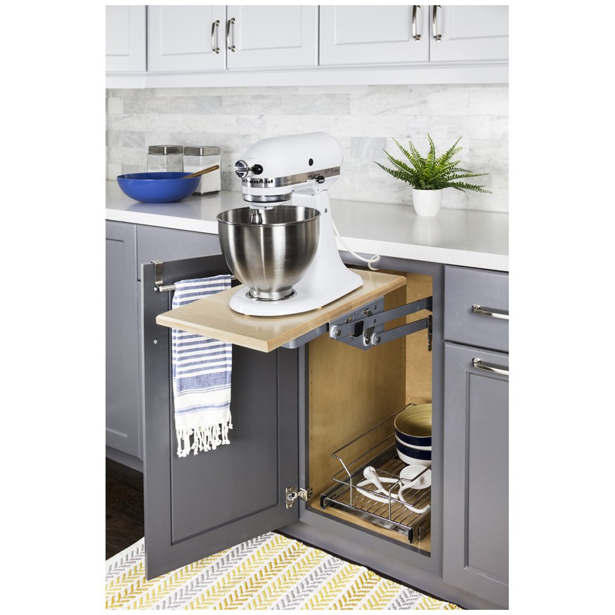 Hardware Resources Soft-close Mixer/Appliance Lift-DirectCabinets.com