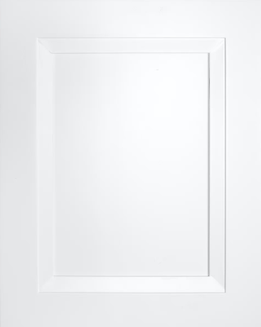 Fabuwood Allure Series, Onyx Frost (white paint) small sample door