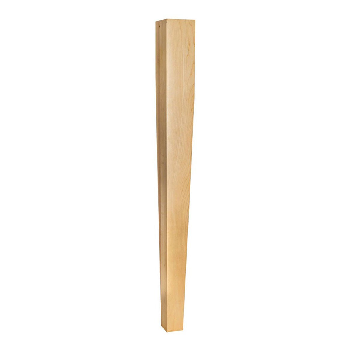 Hardware Resources Hard Maple Two Side Tapered Post-DirectCabinets.com