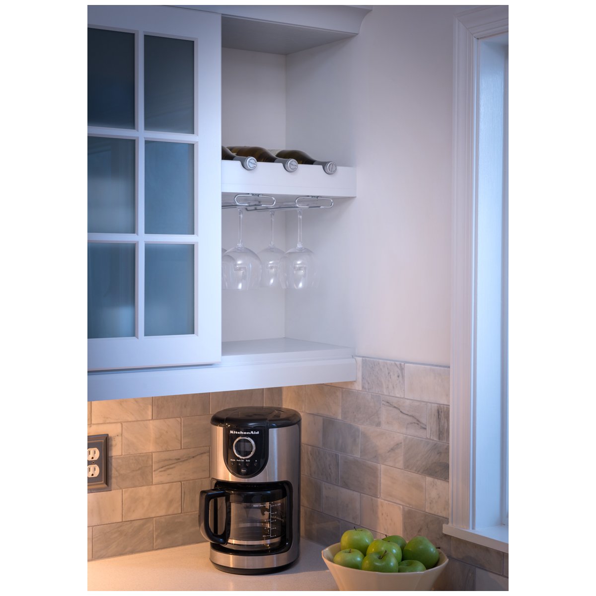 Under Cabinet Stemware Rack-DirectCabinets.com