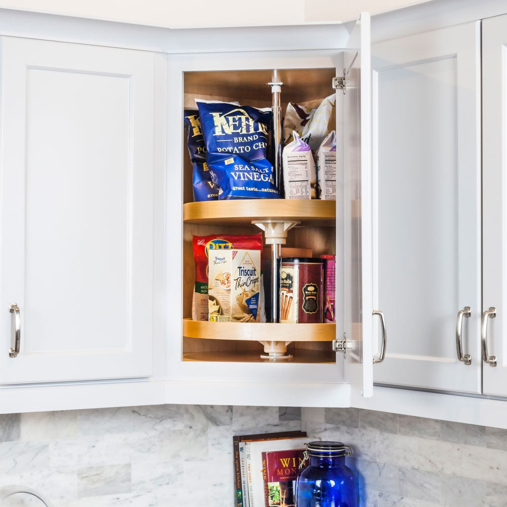 Hardware Resources 18" Round Banded Lazy Susan-DirectCabinets.com