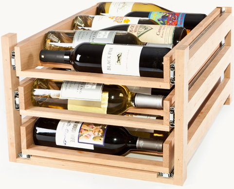 Wine Bottle & Can Pull-Out Storage-DirectCabinets.com